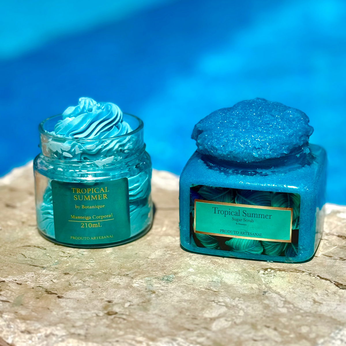 Kit Esfoliante e Manteiga Corporal - Tropical Summer