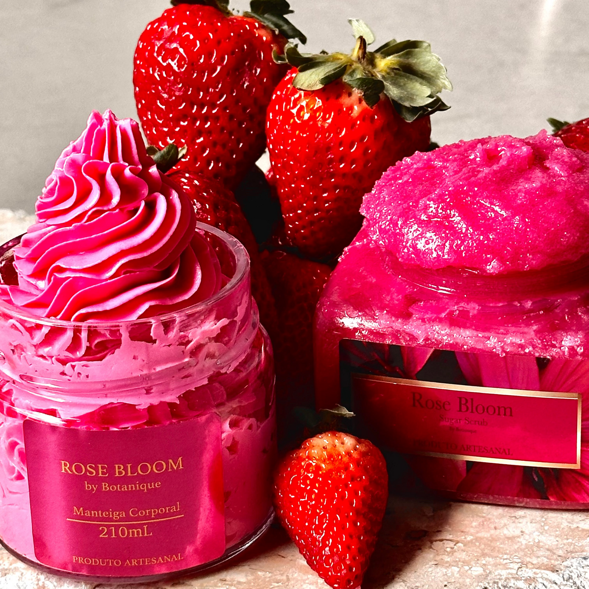 Kit Esfoliante e Manteiga Corporal - Rose Bloom