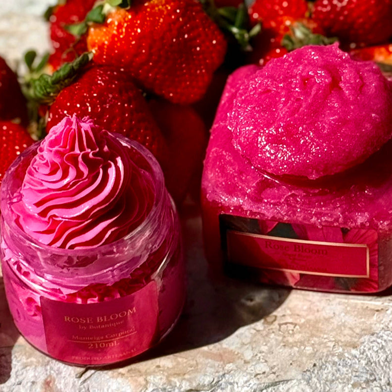 Kit Esfoliante e Manteiga Corporal - Rose Bloom