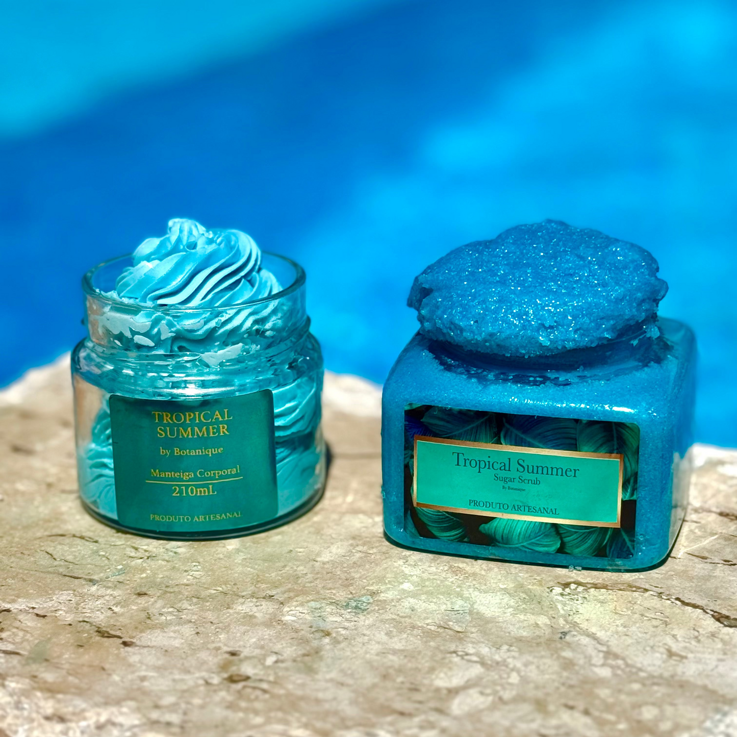 Kit Esfoliante e Manteiga Corporal - Tropical Summer