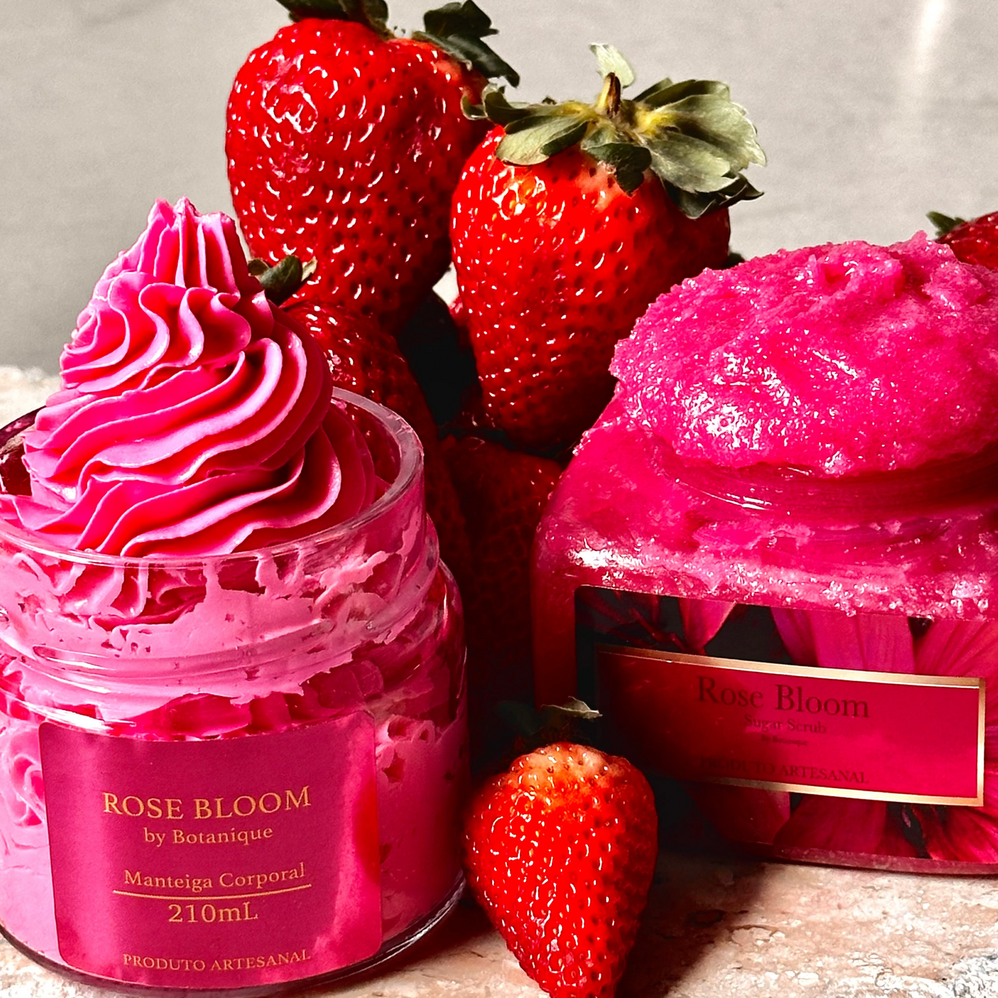 Kit Esfoliante e Manteiga Corporal - Rose Bloom