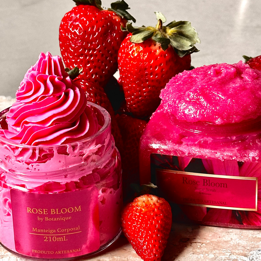 Kit Esfoliante e Manteiga Corporal - Rose Bloom