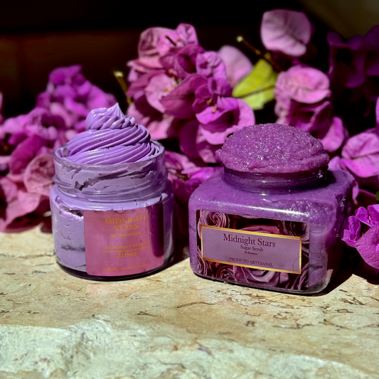 Kit Manteiga e Esfoliante Corporal - Midnight Stars