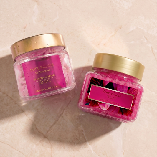 Kit Esfoliante e Manteiga Corporal - Rose Bloom
